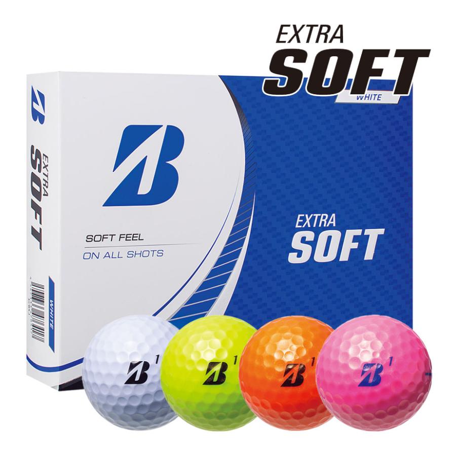 ブリヂストン ゴルフ EXTRA SOFT エクストラソフト ゴルフ ボール (12球) 2023年モデル BRIDGESTONE GOLF