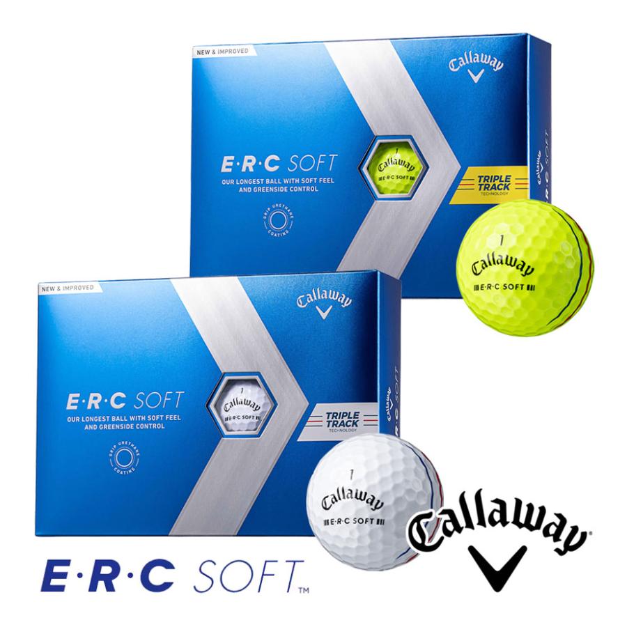 Callaway（キャロウェイ） E・R・C SOFT ゴルフ ボール (12球) E・R・C