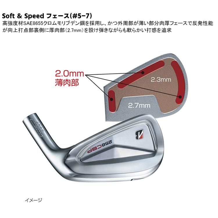 258CBP アイアン 6本セット(#5-PW) 右用 N.S.PRO ZELOS 8 スチールシャフト BRIDGESTONE GOLF 2025 メーカーカスタムクラブ ブリヂストンの画像