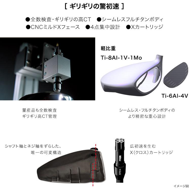 PRGR（プロギア） メーカーカスタムクラブ RS SPEED ドライバー 2025