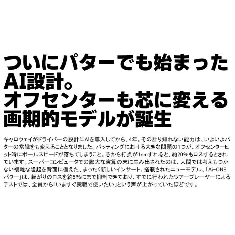 【メーカーカスタム】オデッセイ Ai-ONE パター 右用 STROKE LAB 90 スチールシャフト JAILBIRD MNI DB 日本正規品 [Odyssey IOMIC][グリップタイプC]｜exgolf｜06