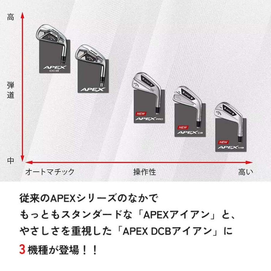 Callaway（キャロウェイ） APEX PRO アイアン6本セット(＃5-9、PW