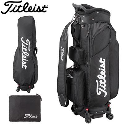 Titleist ブラック キャディバッグ Titleist Titleist(タイトリスト) ローラー キャディバッグ