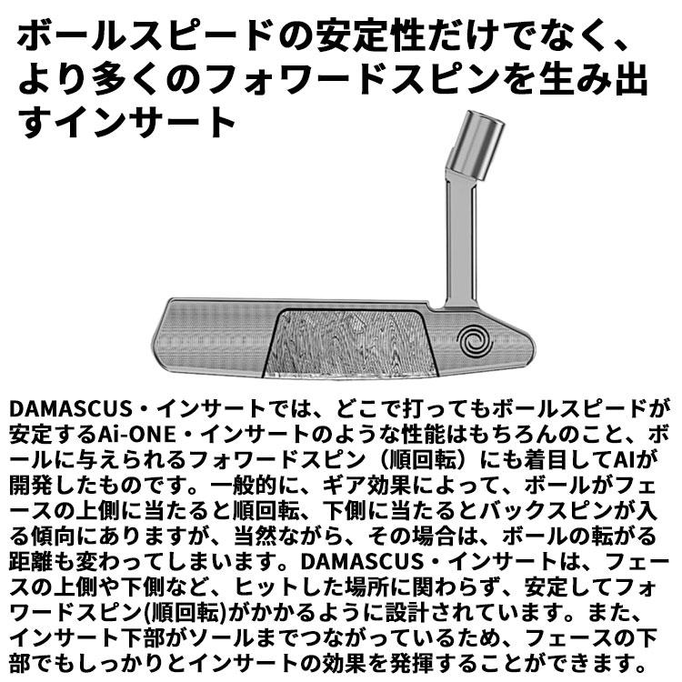 カスタム オデッセイ ダマスカス ミルド DAMASCUS MILLED パター TWO #2 右用 STROKE LAB 90 for DMC MLDシャフト 日本正規品 2026 [タイプA]の画像