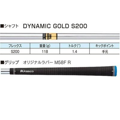 キャスコ DOLPHIN WEDGE -ドルフィン ウェッジ- DW-118 Dynamic Gold S200 スチールシャフト[KASCO]｜exgolf｜06