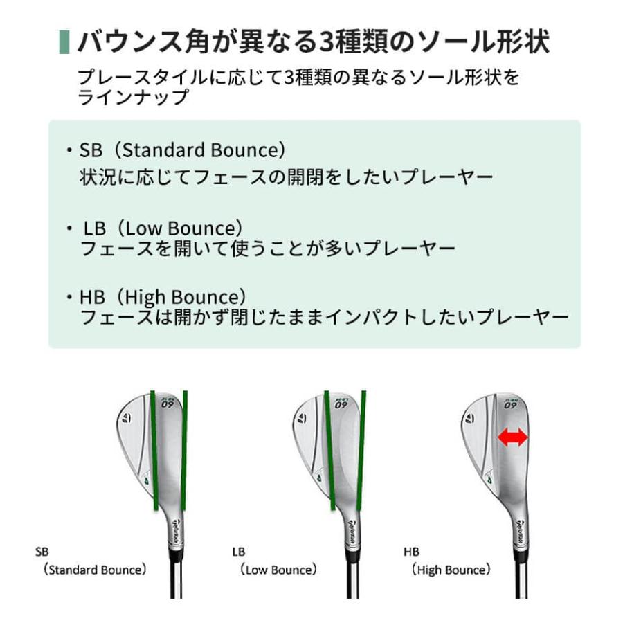 テーラーメイド MG4 ミルドグラインド4 クローム ウェッジ メンズ 左用 N.S.PRO MODUS3 TOUR 105 スチールシャフト ゴルフ 2023年 TaylorMade 日本正規品｜exgolf｜08