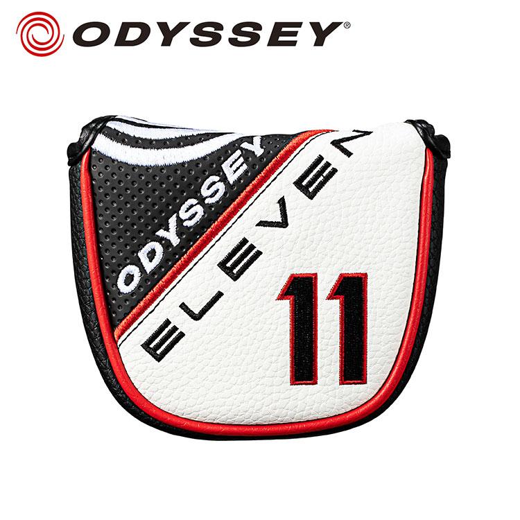 ODYSSEY パター 11 ヘッドカバー付き　オデッセイ　33インチ　イレブン 新品】オデッセイ イレブン マレット パターカバー ヘッドカバー