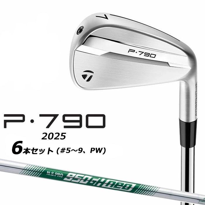 TaylorMade（テーラーメイド） P790 2025 アイアン6本セット(#5-PW 