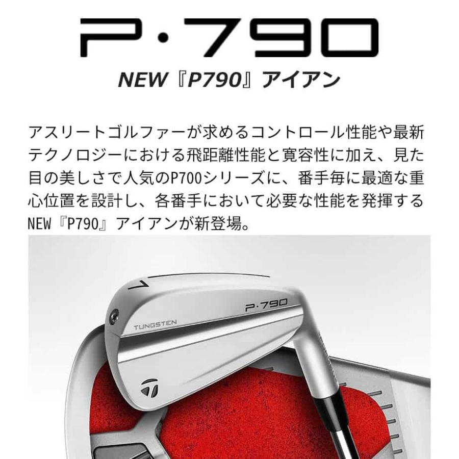 テーラーメイド P790 アイアン 5本セット(#6-PW) メンズ 右用 N.S.PRO MODUS3 TOUR 105 スチールシャフト ゴルフ 2023年モデル TaylorMade 日本正規品 テーラーメイド P790 アイアン 5本セット(#6-PW) メンズ 右用 N.S.PRO MODUS3 TOUR 105 スチールシャフト ゴルフ 2023年モデル TaylorMade 日本正規品