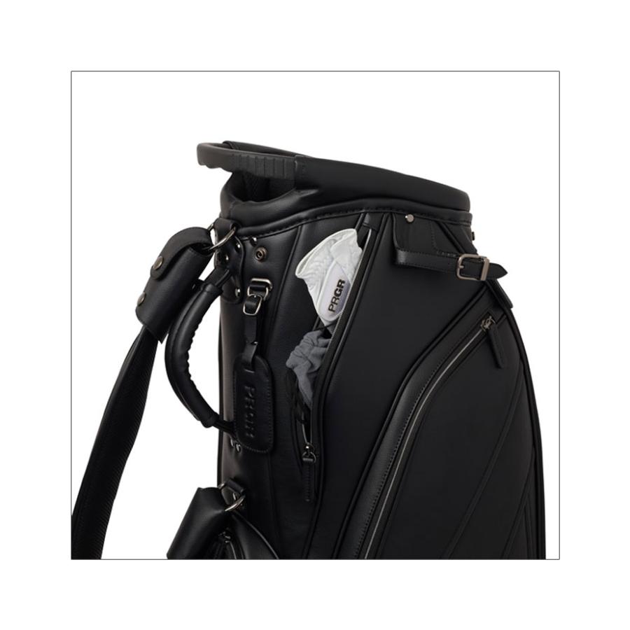 プロギア プレミアムモデル キャディバッグ PCB-111 メンズ 9型 ゴルフ 2025年モデル PRGR PRGR（プロギア） プレミアムモデル キャディバッグ PCB-111 メンズ 9