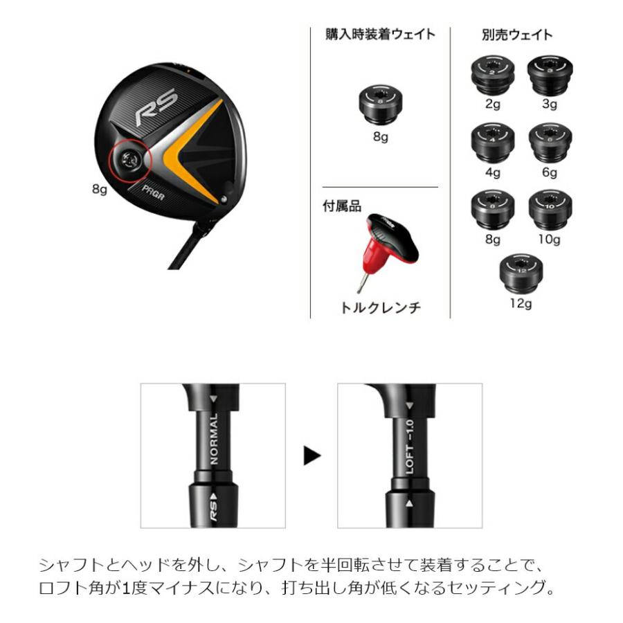PRGR（プロギア） PRGR RS ドライバー Diamana for PRGR BLACK