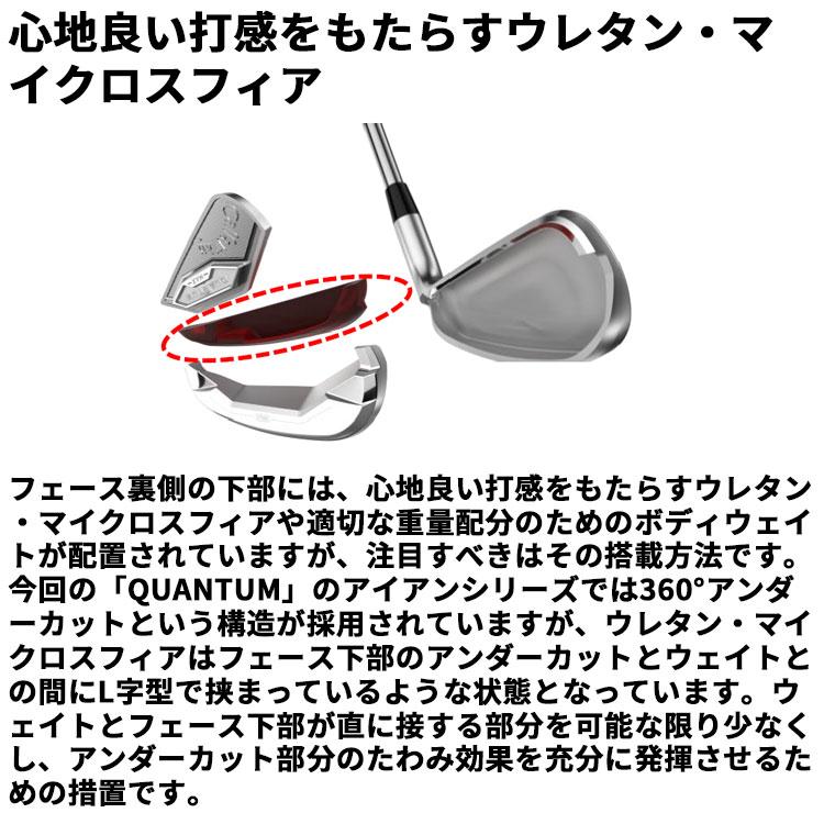 メーカーカスタムクラブ キャロウェイ クアンタム マックス アイアン 5本セット(#6-PW) 右用 N.S.PRO 950GH neo スチールシャフト 日本正規品_7