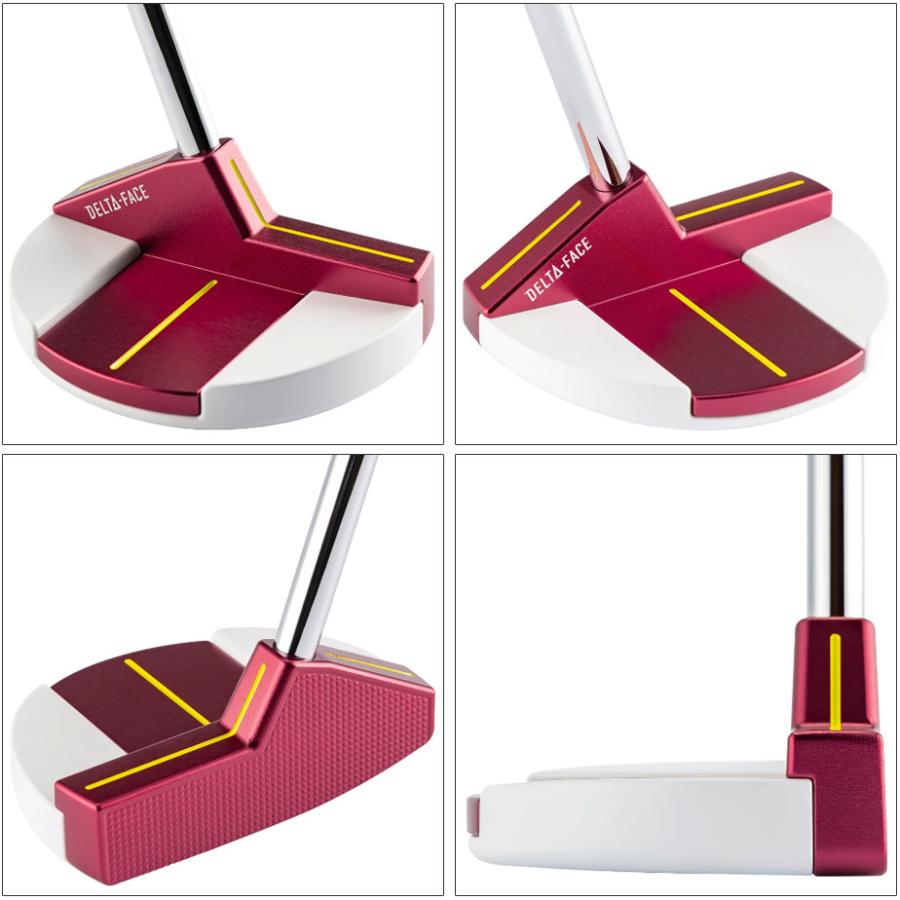 キャスコ Red9/9 DELTA-FACE 丸マレット DF-017 パター 右用 アカパタ ゴルフ 2023年モデル Kasco kasco（キャスコ） Red9/9 DELTA-FACE 丸マレット DF-017 パター 右用