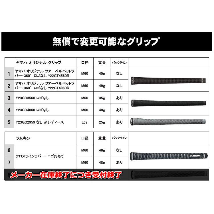 【メーカーカスタム】 ヤマハ RMX VD/M アイアン 6本セット (＃5-PW) Dynamic Gold 105 ONXY BLACK スチールシャフト YAMAHA リミックス 2024 VD M｜exgolf｜07