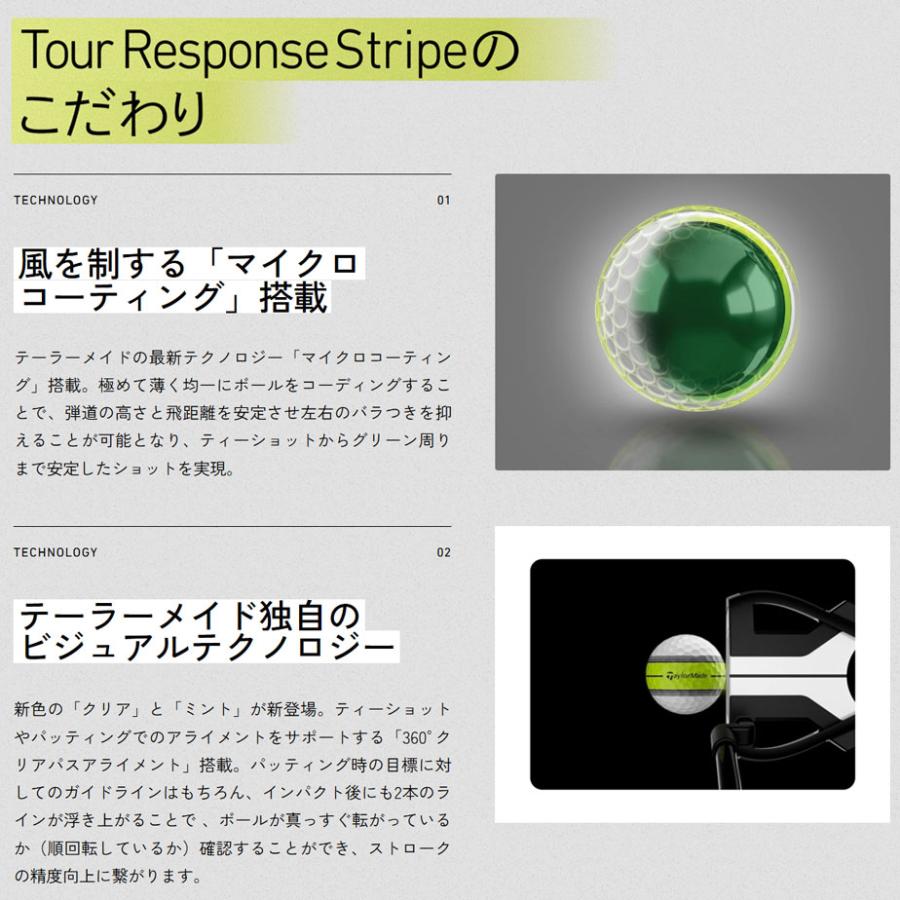 TaylorMade（テーラーメイド） ツアーレスポンス ストライプ 2026