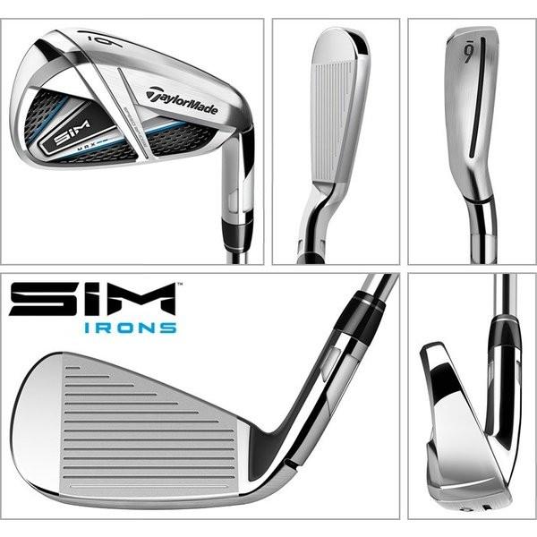 TaylorMade（テーラーメイド） SIM MAX アイアン 5本セット (#6〜PW