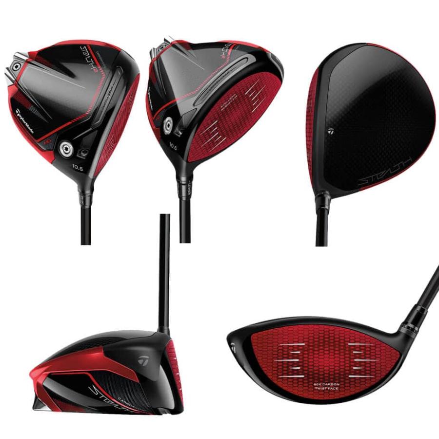 テーラーメイド ステルス2 HD STEALTH2 HD ドライバー メンズ 右用 TENSEI RED TM50 22 カーボンシャフト ゴルフ 2023 TaylorMade ステルス2 HD ドライバー テーラーメイド TENSEI RED TM50 カーボンシャフト メンズ エネルギー伝達効率向上を目指す新構造カーボンフェース設計により ボールスピードの高初速に貢献 さらに進化した『インバーテッド コーン テクノロジー』と『ツイストフェース』の組み合わせにより ミスヒット時のボール初速の低下を抑え 安定性と再現性が拡大した カーボン容量の拡大 新たに『カーボンソール』 『特殊強化カーボンコンポジットリング』を採用し ヘッドに使用しているカーボン容量をアップさせ 余剰重量の重量配分を最適化 慣性モーメントが飛躍的に向上し 再現性の高いショットが可能になった ハイドローバイアス設計 ヘッドに使用しているカーボン容量をアップさせことで ヘッドの軽量化を図り 『タングステンウェイト30g』が搭載された『イナーシャジェネレーター』をヒール寄りに配置することで 高弾道でつかまりやすく寛容性が進化 ステルス２ シリーズの中で最も安定性が高く 大きく飛ばせる カーボンウッド 上質なサウンド サウンドエンジニアリングチームによって カーボンソールの厚みや形状 構造から生み出される打音を徹底追及 力強さの中に心地よさを感じる上質なサウンドが完成した ロフト角