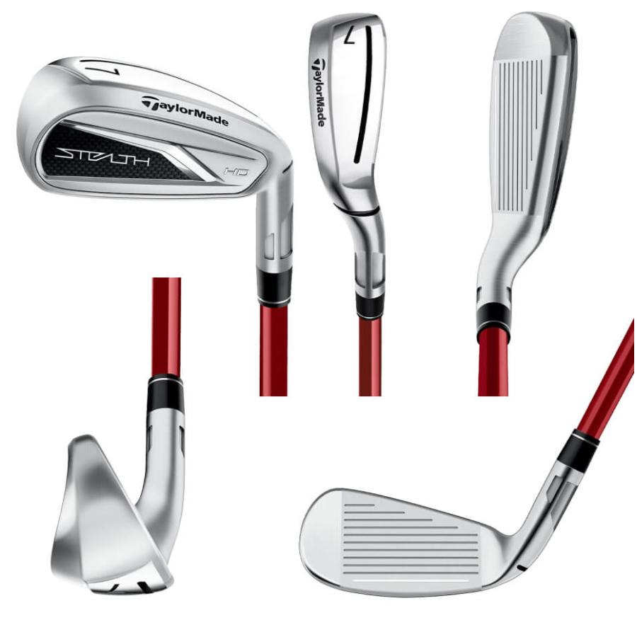TaylorMade Stealth HD 6番アイアン 赤シャフト TaylorMade（テーラーメイド） STEALTH HD 単品アイアン(#6、AW