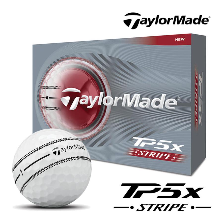 TaylorMade（テーラーメイド） 2026 TP5x ストライプ ゴルフボール 1