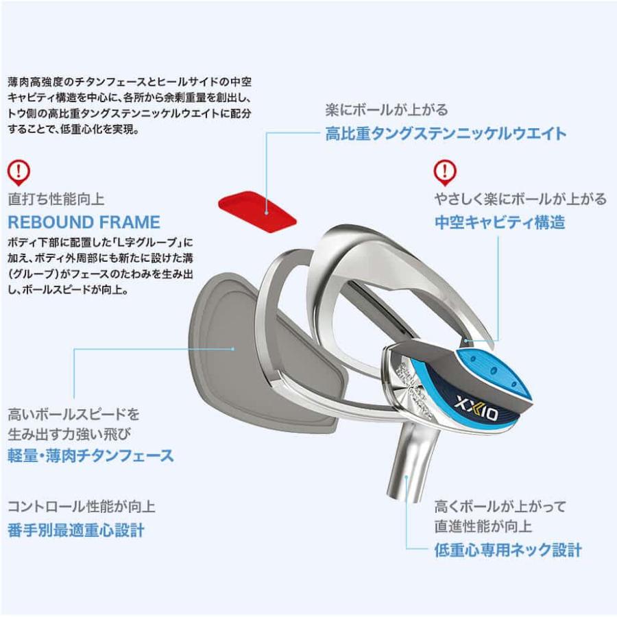 XXIO 13 ダンロップ ゼクシオ レディース アイアン 5本セット(＃7〜9