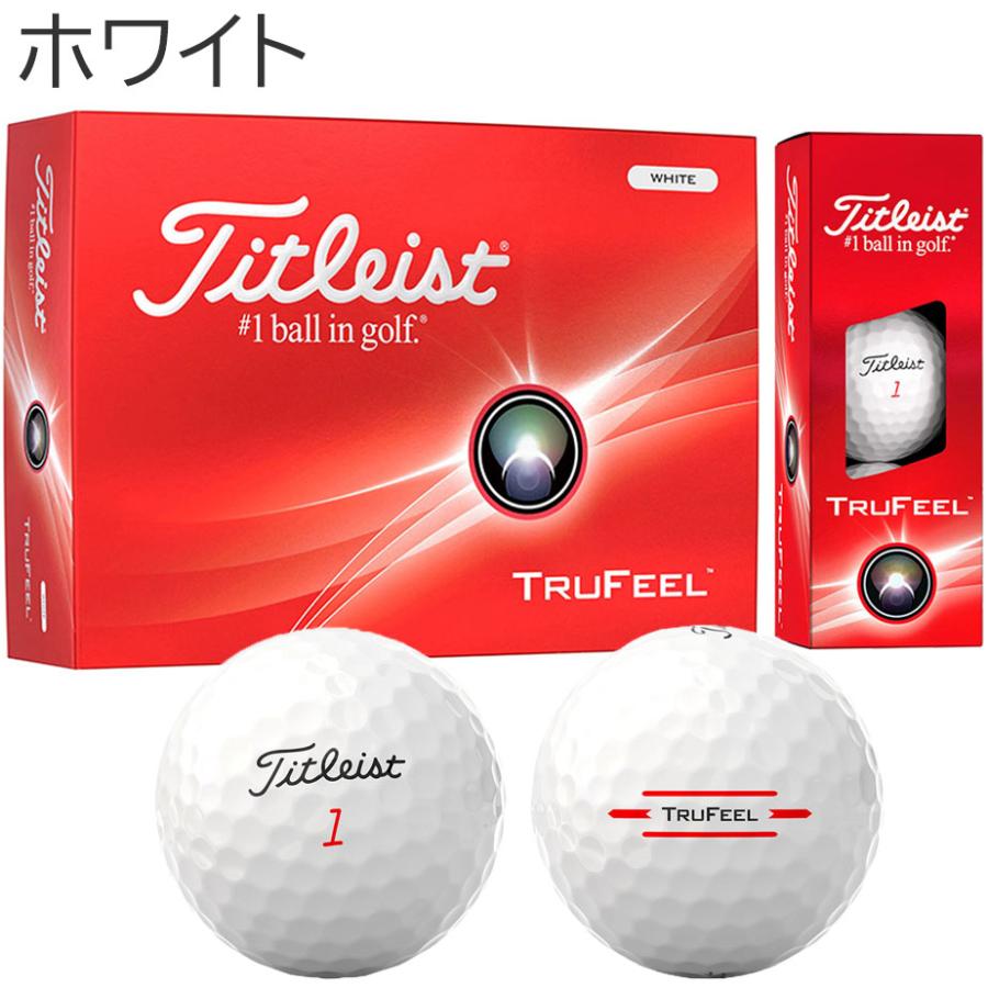 日本全国送料無料 タイトリスト 2024 TRUFEEL ゴルフ ボール 1ダース(12球) トゥルーフィール Titleist｜exgolf｜06