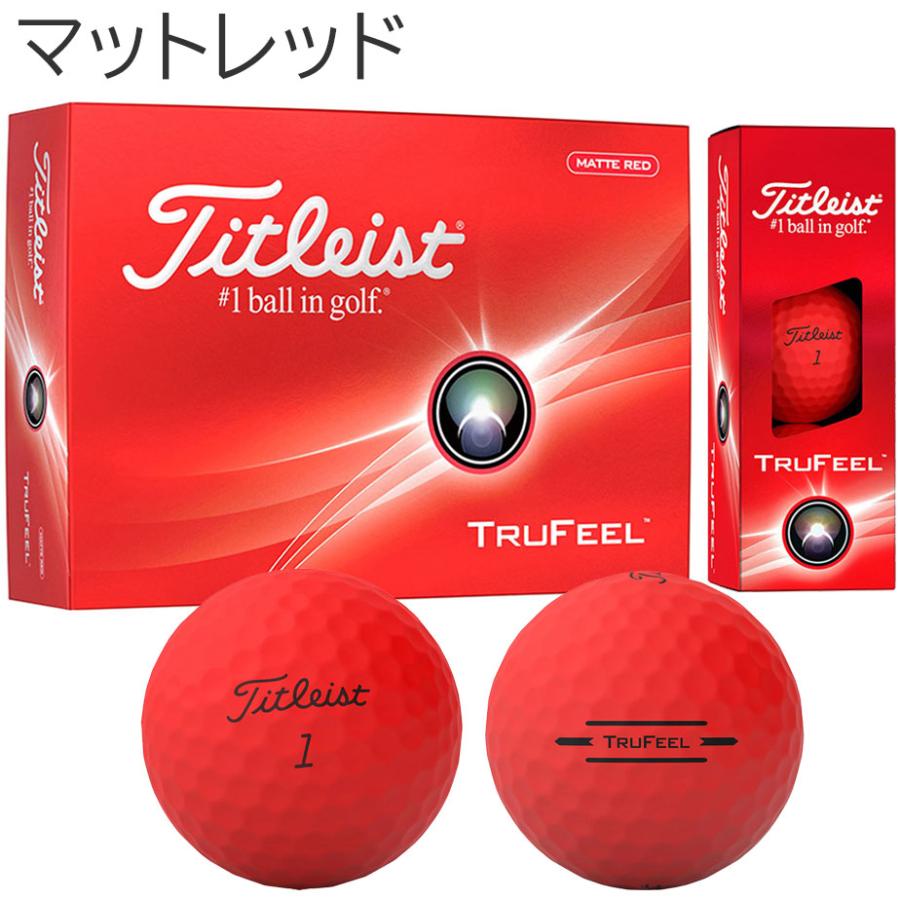 日本全国送料無料 タイトリスト 2024 TRUFEEL ゴルフ ボール 1ダース(12球) トゥルーフィール Titleist｜exgolf｜08