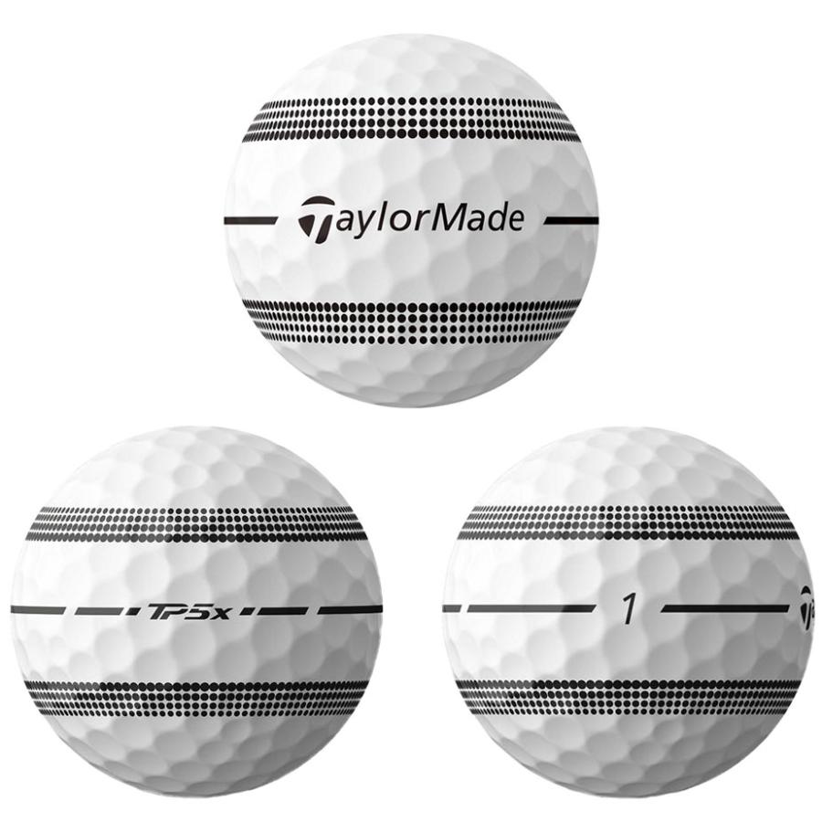 TaylorMade（テーラーメイド） TP5x ストライプ 2024 ゴルフ ボール 1