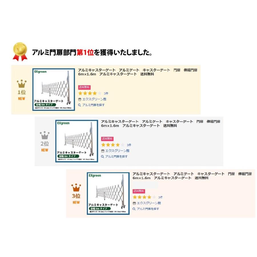 アルミキャスターゲート 門扉 伸縮 最大幅 6m 伸縮ゲート アルミ アルミキャスターゲート 門扉 伸縮 最大幅 6m 伸縮ゲート アルミ