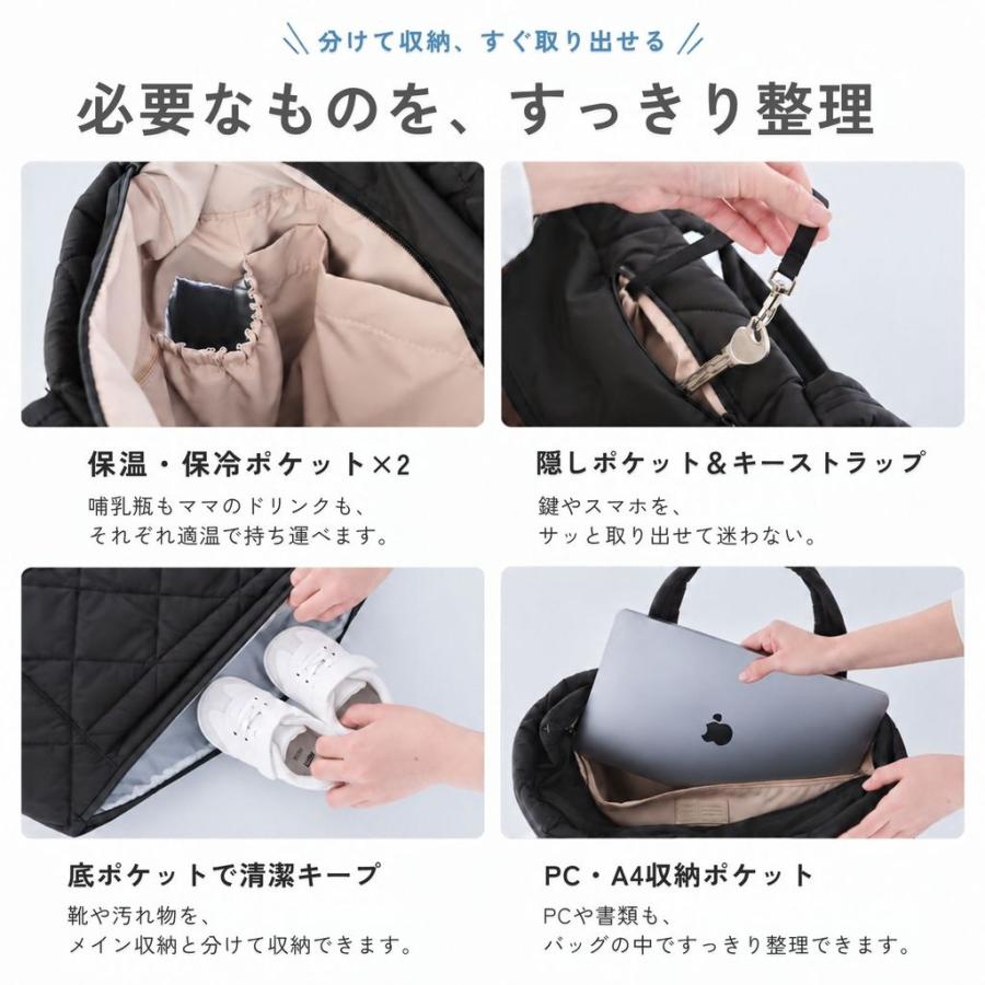 THEATHEA（ティアティア） 出産祝い AMELIE 3WAY キルティングマザーズ