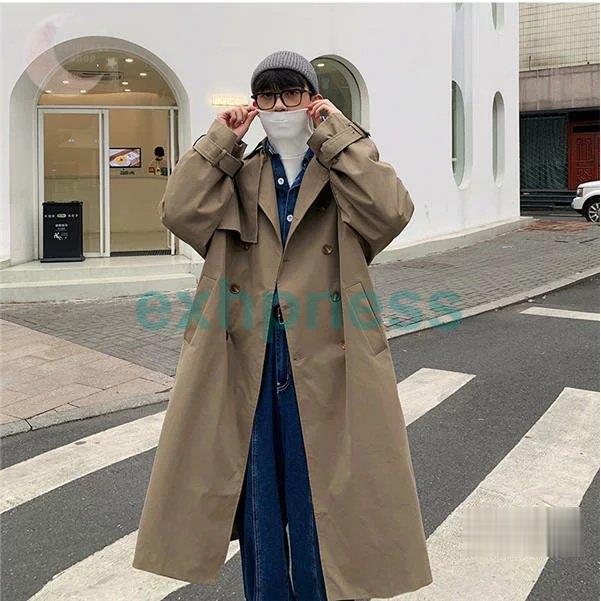 Expectation トレンチコート メンズ 春秋冬 3シーズン対応 スプリングコート ロングトレンチコート オシャレ ロングジャケット メンズ カジュアルジャケット ビジネスコート 春バーゲン Codepou Com