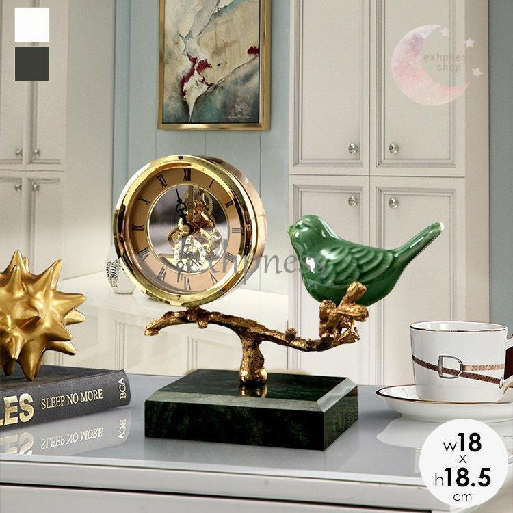 【一部予約販売】 ギフト プレゼント かわいい アンティーク 小さい  北欧 おしゃれ 置き時計  クリスマス 引越し祝い フェミニン/[aer77] 結婚祝い 置き時計