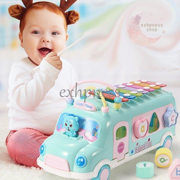 ギフト クリスマスプレゼント ランキング 誕生日プレゼント 女の子 男の子 子供 3歳 2歳 1歳 出産祝い 琴 New バス おもちゃ 知育玩具 知育玩具 ラウンド Themtransit Com