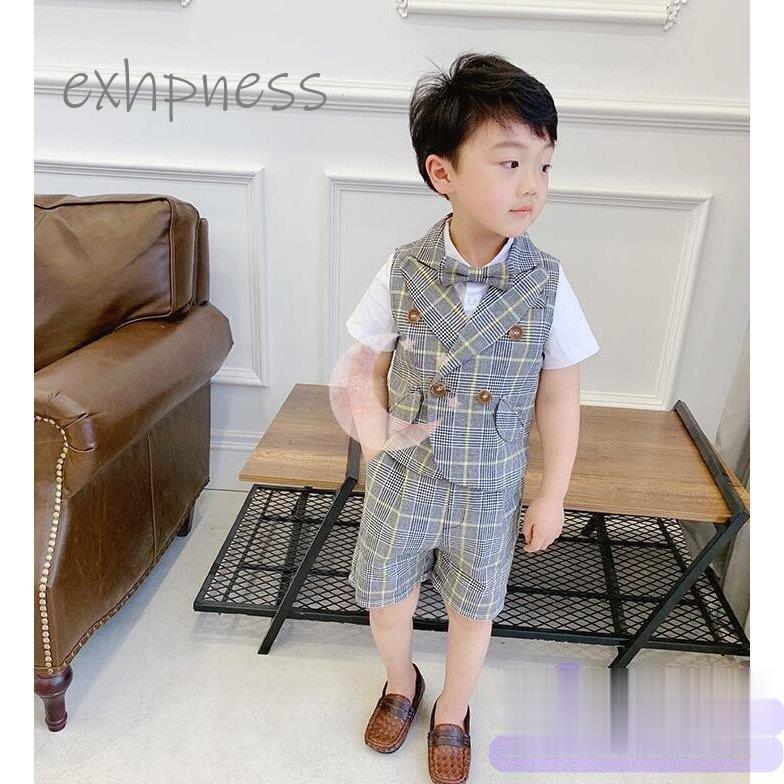 男児 子供 上下セット 3点セット パンツ ベスト シャツ 発表会 結婚式 パンツ ベスト シャツ 発表会 2色入 子供 男の子 キッズ 紳士服 お宮参り フォーマル Dd121 Sec1679 入学式 エクハピ 卒業式スーツ 子供スーツ