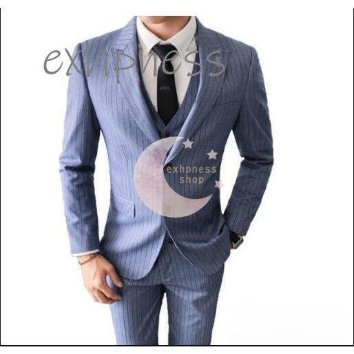 最高級のスーパー パーティー 成人の日 スーツ メンズ 上下 セットアップ 父の日 シングル ストライプスーツ 司会 卒業式3点セットジャケット パンツ ベスト 結婚式 Ol 花婿の介添え通勤 二次会 3ピーススーツ 紳士用 フォーマル 男性 舞台 ビジネススーツ