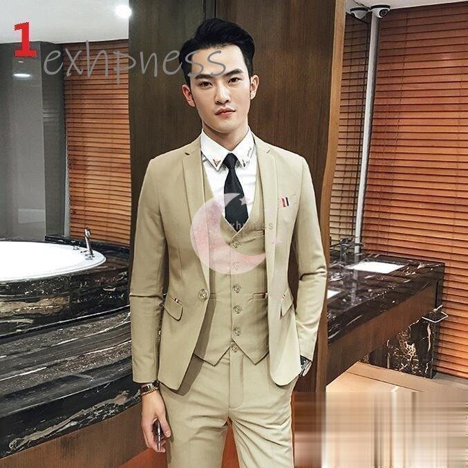 人気ブランドを 入学式 入園式 オフィス Ol 通勤 上着 発表会 フォーマル 8色入 卒園式 ビジネス 披露宴 二次会 宴会 紳士 韓国風 学生 おしゃれ 3点セット 細身 卒業式 その他スーツ フォーマル カラー 2 Acte Paris Org