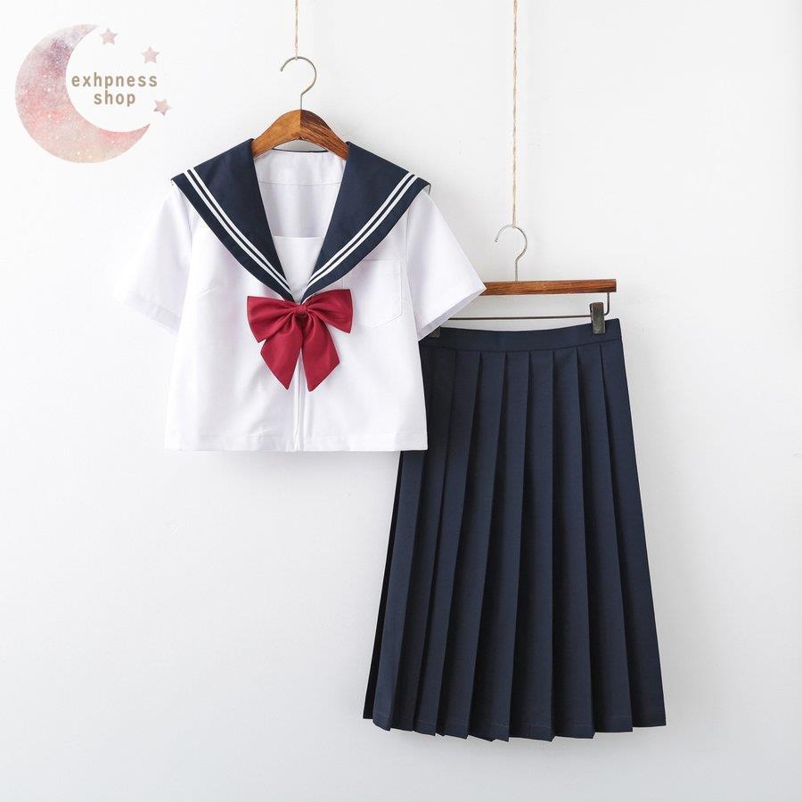 最大78 オフ 女子高生 制服 セーラー服 女子高校生 学生服 長袖 セットアップ 上下セット Jk制服 文化祭 学園祭 可愛い 蝶ネクタイ付き ハロウィン イベント Aynaelda Com