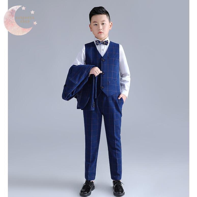 当店在庫してます 子どもスーツ タキシードスーツ 男の子スーツ キッズ チェック柄スーツ おしゃれ 5点セット 子供服 入学式 発表会 結婚式 演出会 ピアノ 成人式 大きいサイズ Www Ampselectric Com