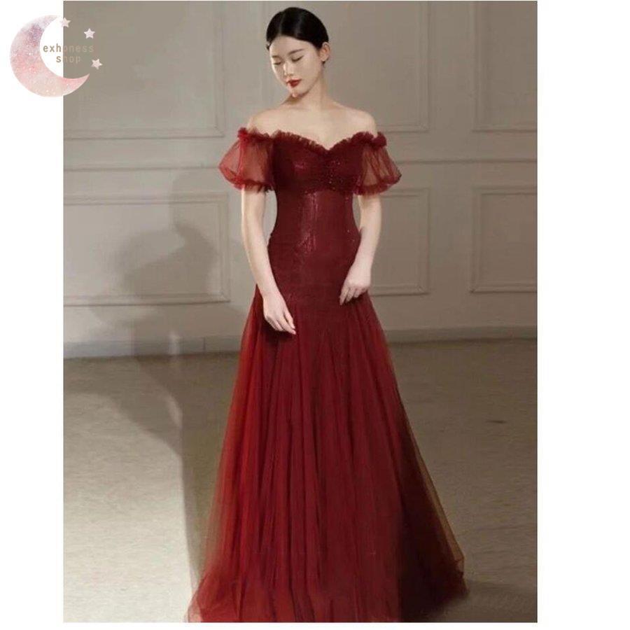 激安通販 代 ビアノ 成人式 卒業式 披露宴 二次会 オフショルダー ウエディングドレス ロングドレス パーディードレス 30代 大人 上品 お呼ばれドレス 結婚式 40代 Aライン サイズ Xs Vesismin Com