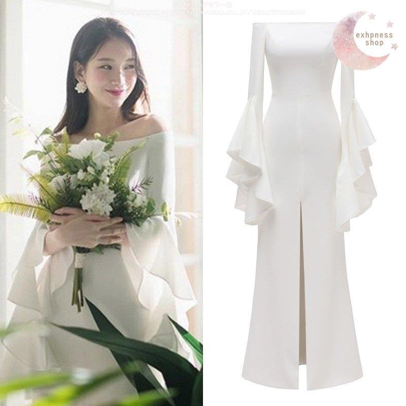 ファッションデザイナー 秋新入荷 ウェディングドレス ドレス フォーマルドレス ウエディング エレガント パーティードレス 花嫁ロングドレス ワンピース結婚式 二次会 挙式 エンパイアライン サイズ Xl Mufahras Com