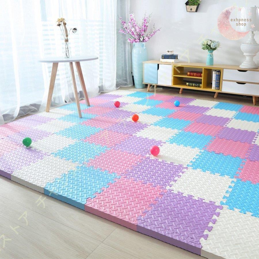ジョイントマット パズルマット プレイマット おしゃれ サイドパーツ付き 厚手 大判 赤ちゃん 子供部屋 フロアマット防音 転倒防止 汚れ防止 洗える 保温 防水 Duga1uuwuf 家具 インテリア Editorialdismes Com