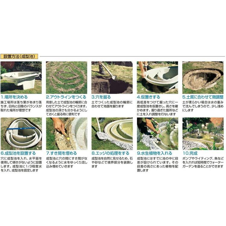 成型池　ベシン　BAS-23（20098600）（タカショー）　送料無料　北海道・沖縄県・他離島は配送不可　ウォーターガーデン　ガーデニング　庭　… |  | 03