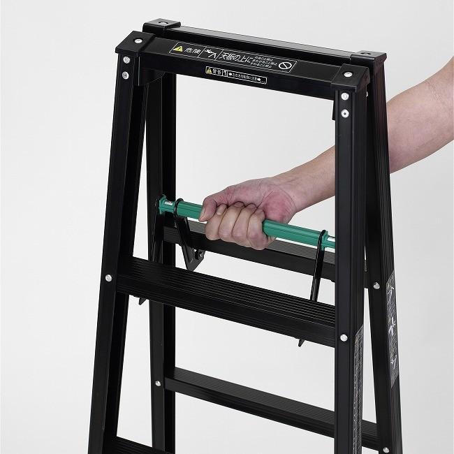 ALINCO　アルインコ　アルミ軽量脚立　7尺　　BS-210FXD ブラック 送料無料】アルインコ 軽量脚立7尺 ブラック（BS-210FX） 高さ1.99m