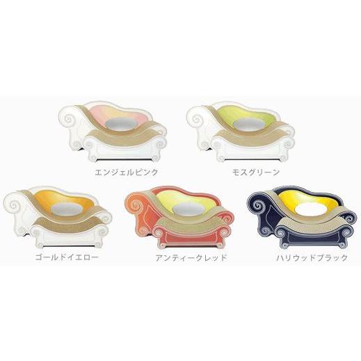 【アイル　にゃんこ家具】　カリカリーナBasic　グラングランXLサイズ　スツールセット　◆セットで買うとお得♪<BR>ねこ　爪とぎ　段ボール　送料無料_2