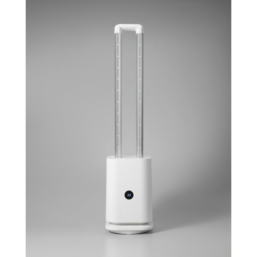 クレスター　COOL-X-001W　空気清浄・UV照射機能付き　ツインエアーサーキュレーター　白　送料無料(沖縄・離島を除く)　メーカー直送品 空気清浄・UV照射機能付きツインエアーサーキュレーター（コンフォー