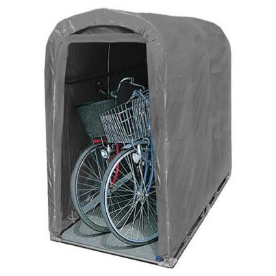南栄工業】サイクルハウス2台用-GU （シートカラー：グレー
