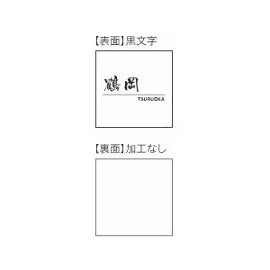 ガラス表札 クリアーガラス 150角 GPL-516（福彫） : エクシーズYahoo