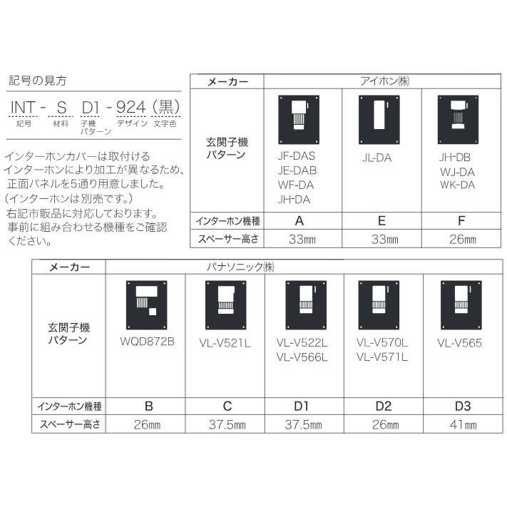 インターホンカバー ステンレス 木目シート貼り INT-M3A-ナシ（丸三タカギ） |  | 01