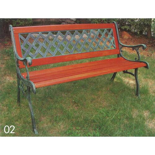 クロスベンチ（13001）（ジャービス商事） ガーデンファニチャー ガーデン家具 ガーデンベンチ ガーデンチェア 椅子 イス 鋳鉄