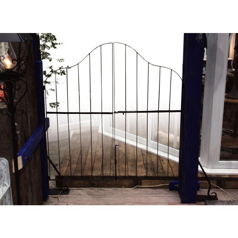 イージーゲート　0812両開きセット　本体（38637）（ジャービス商事）　エクステリア　門扉　フェンス　ガーデン　門まわり　アイアン