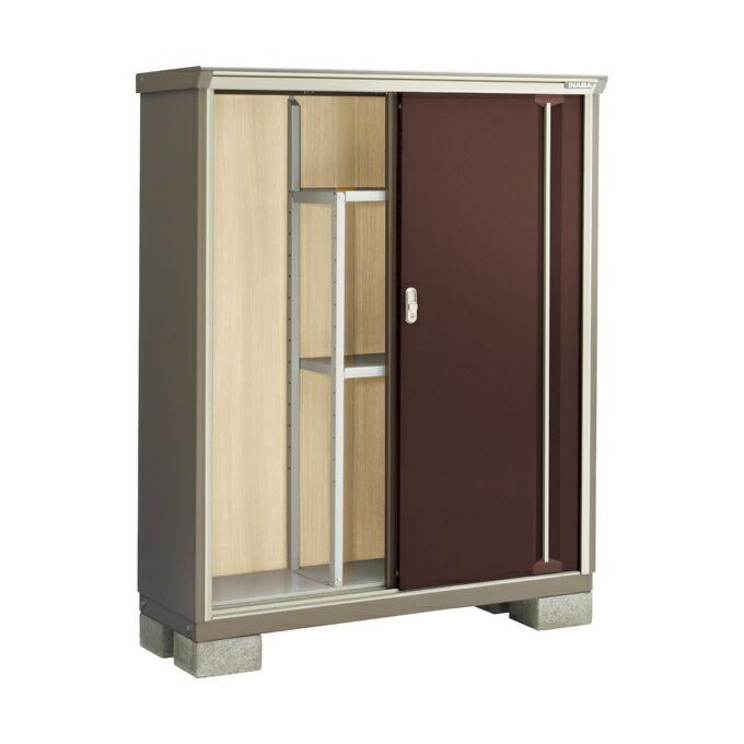 イナバ物置 ナイソーシスター KMW-135DP【長もの収納タイプ】 物置き